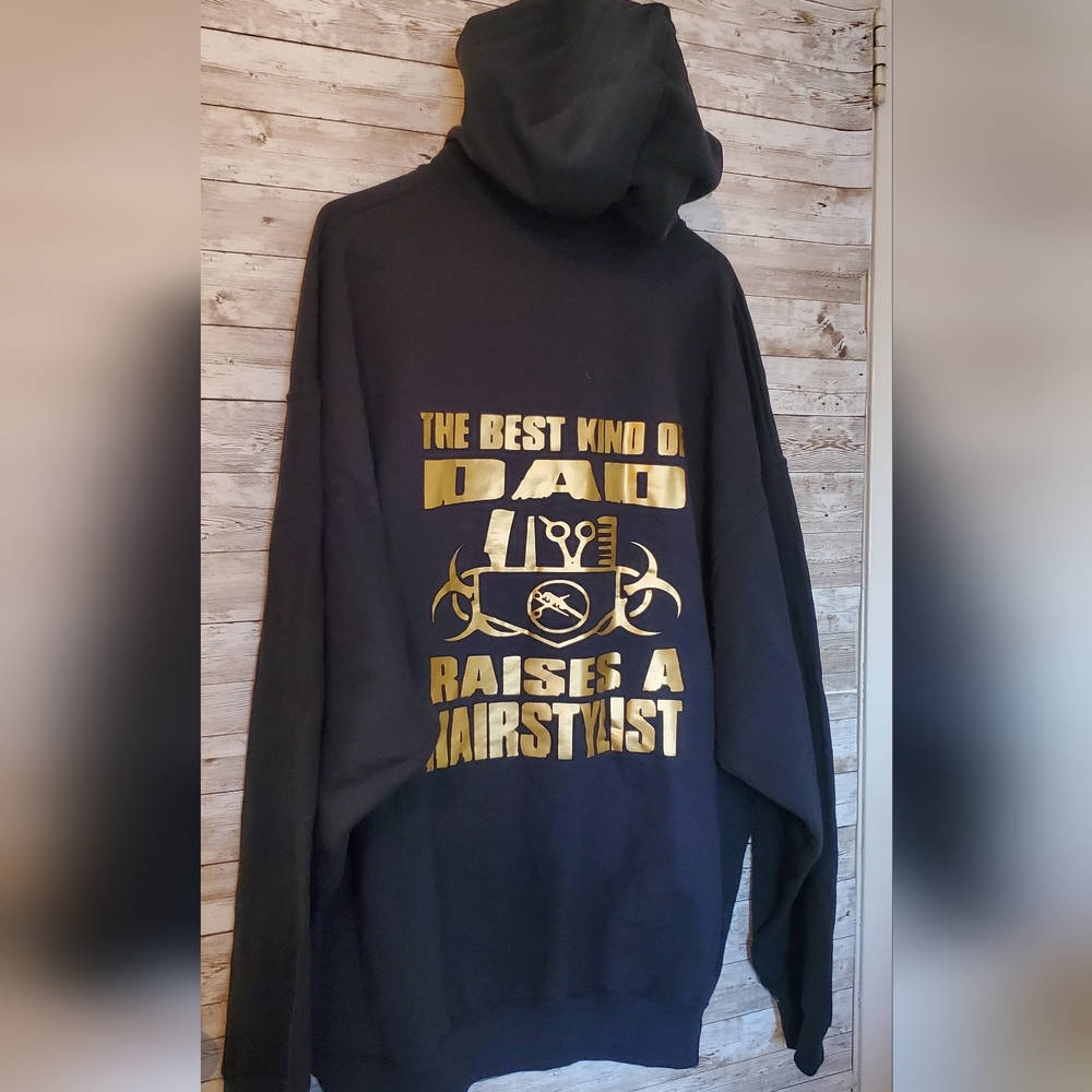 Dad/hair stylist hooded sweatshirt